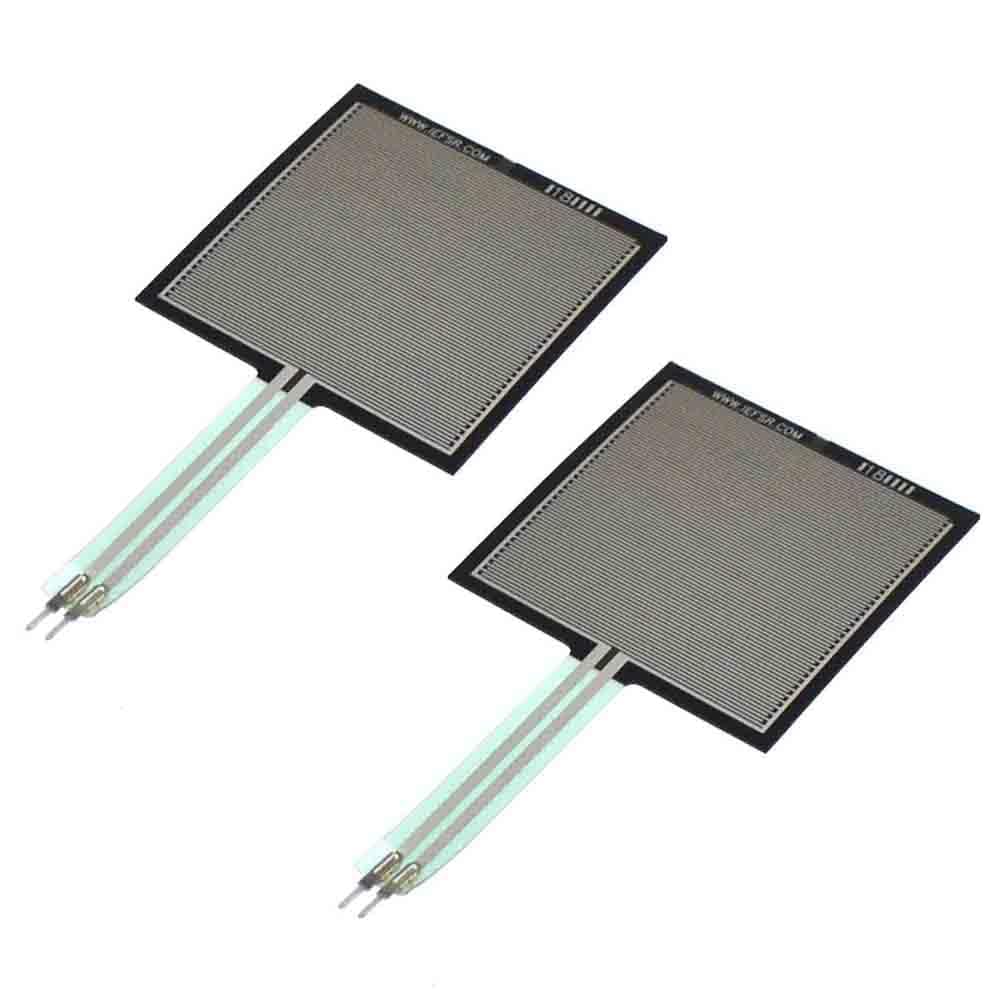 Force Sensitive Resistor Sensor Square 1.75 x 1.5 Inch Long Leg FSR Pack of 2 High Sensitivity Flexible Pressure Sensor with 0.1-10.02N Range for Rduino Projects Robotics DIY Kits-picture-12