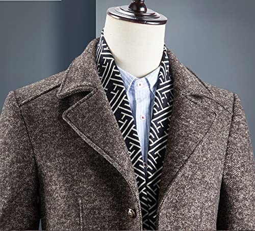 Jaqueta de casaco de trench de inverno espessado homens mais confortáveis ​​e quente adequado para u