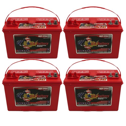 US Battery US 27DC XC2 12V Flooded Lead Acid Battery 4-Pack