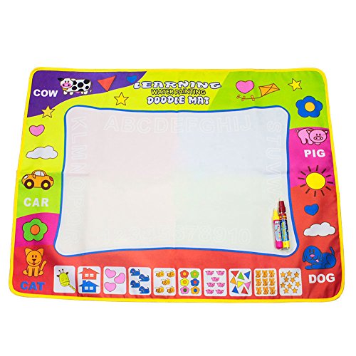 BUTEFO Doodle Drawing Mats Doodle Magic Pen Children Drawing Toys Educational Little Artist Painter 31.5 x 23.6 inch
