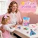 Ronronner Poke In Art Kinder, Basteln Mädchen 6 Jahre, Folienspaß Kinder, DIY 8 Prinzessin Dress Kreativsets, Geschenk zum Kindergeburtstag & Geburtstag für 6-12 Jahre