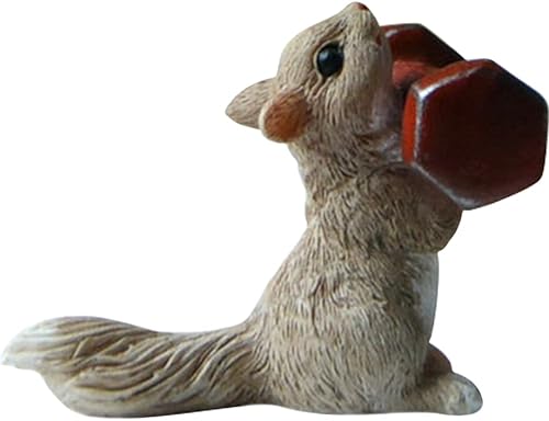 Miniatura 1 de Bonita figura de animal de resina, figura de conejo de fitness, estatua de jardín, bonito conejo, juguetes en miniatura, casa de muñecas, terrario,