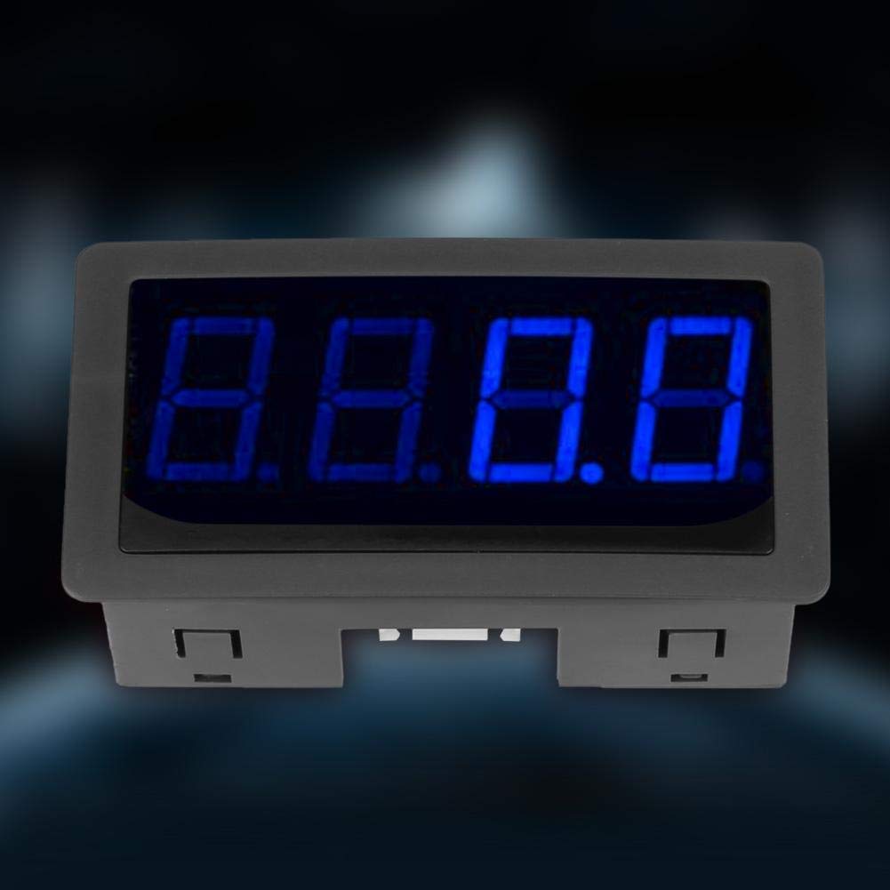4 Digitaler LED-Tachometer, Drehzahlmesser-Drehzahlmesser + Hall-Näherungsschalter-Sensor NPN (BLAU)