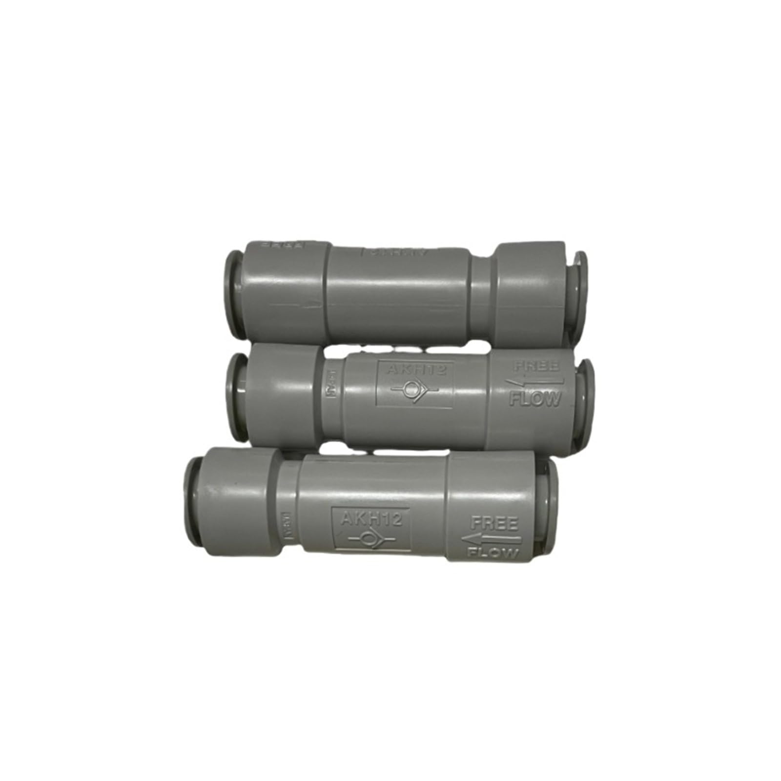Válvula antirretorno AKH06-00 de 6 mm pack de 3 piezas para control de flujo neumático