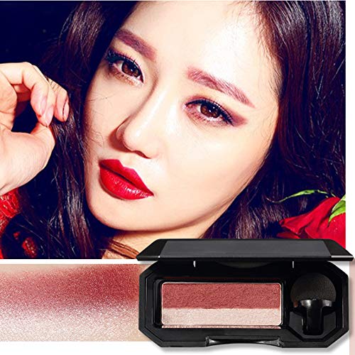 Perfect Dual-Color Eyeshadow, 3 Color, Highly Pigmented Eyeshadow with Exquisite Glitters and Smooth Texture, Waterproof Long-Lasting Eyeshadow Palette (Maple Leaf(03))