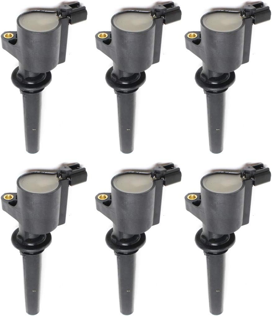 For Mercury Montego Ignition Coil 2005 2006 2007 | Set of 6 Coils Per Pack | 12V | Coil-on-Plug Design