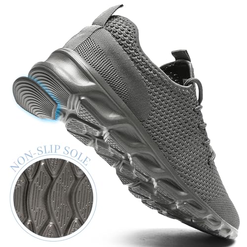 Image of Running Shoes for Men Womens Walking Slip On Tennis Sneakers | Comfortable Lightweight丨Breathable Mesh丨Gym丨Non Slip Sole丨Unisex Shoes丨 Athletic Workout Casual Fashion Sports