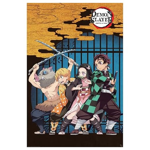 GB Eye ABYDCO845 Maxi Poster Demon Slayer Group 61 x 91.5cm