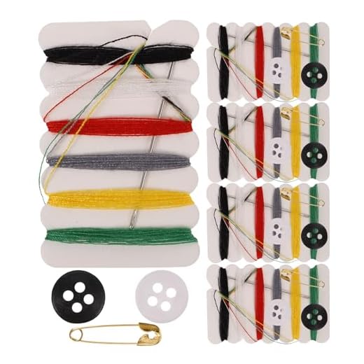 SUPVOX 100 juegos de kits de costura de viaje kit de puntadas conveniente con botón aguja hilo alfiler para necesidades de viaje hogar servicios de hotel color aleatorio