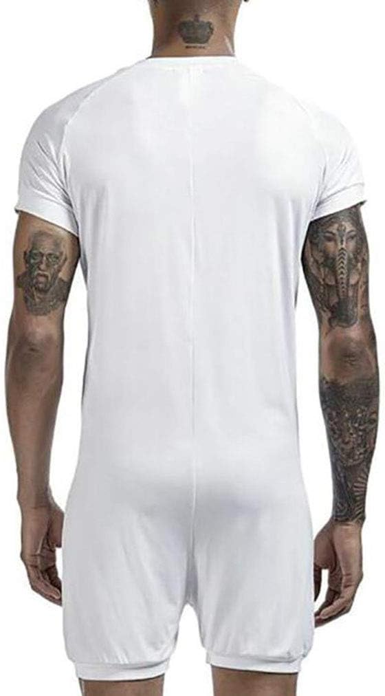 Men Wrestling Singlet Comfortable Breathable Bodysuit Short Sleeve Sports Undershirts