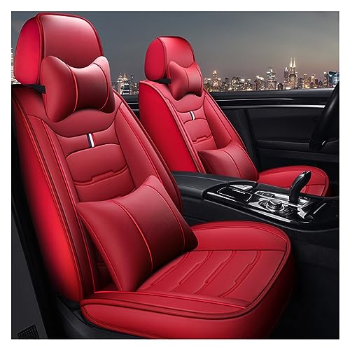 Couvre-siège auto rouge universel pour Nissan Leaf et Altima offrant élégance et confort premium