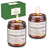 Grande Velas Citronela Exterior, 240 Horas Tiempo de Combustión para Jardín Camping Hogar Picnic Fiestas