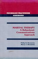 Marital Therapy: A Behavioral-Communications Approach 0205142893 Book Cover