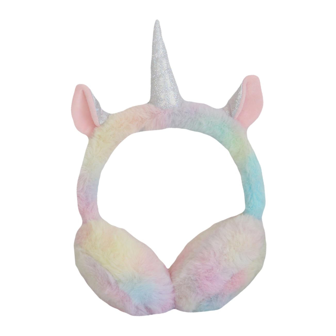 VANZACK Warm Ear Covers Plush Unicorn Earmuffs for Winter Stylish Ear Warmer Bag for Family Members