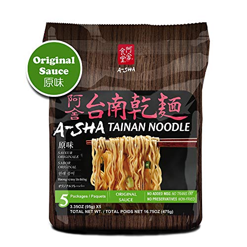 A-Sha Healthy Ramen Noodles Original Thin Size Tainan Noodle A-Sha Healthy Ramen Noodles Original Thin Size Tainan Noodle