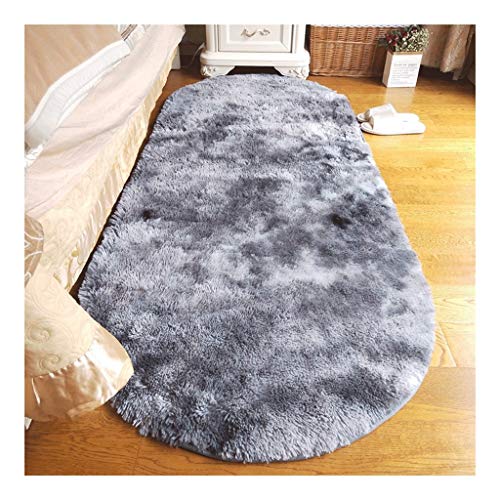 Tapis en velours premium moderne et ovale pour une décoration raffinée