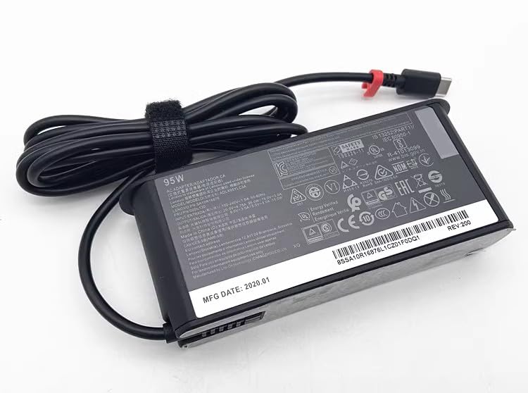Adaptateur AC USB Type C 95W avec charge stable 20V 4.75A pour Lenovo ideapad A485
