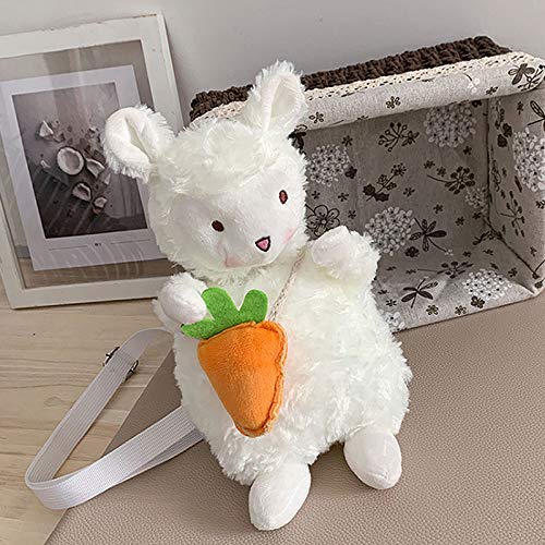 Women Girls Cute Plush Purse Mini Crossbody Bag Animal Shape Small Shoulder Purse Doll Cell Phone Bag2