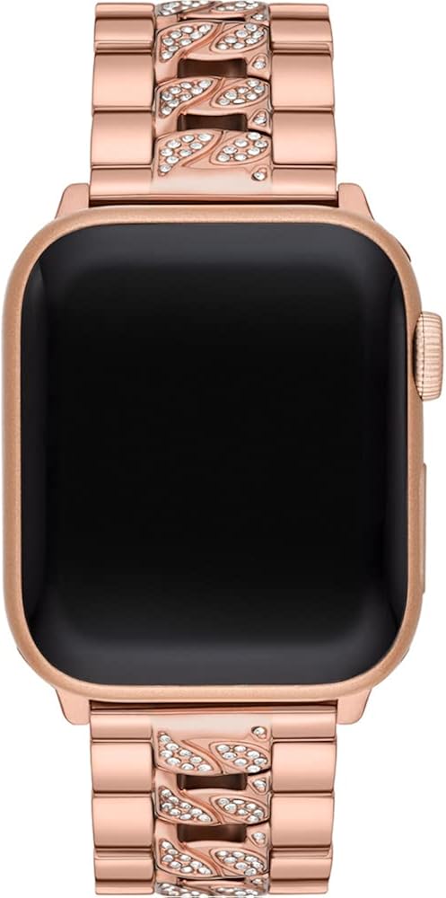 Michael Kors Cinturino per Apple Watch da Donna, 38 mm/40 mm/41 mm, Acciaio Inossidabile