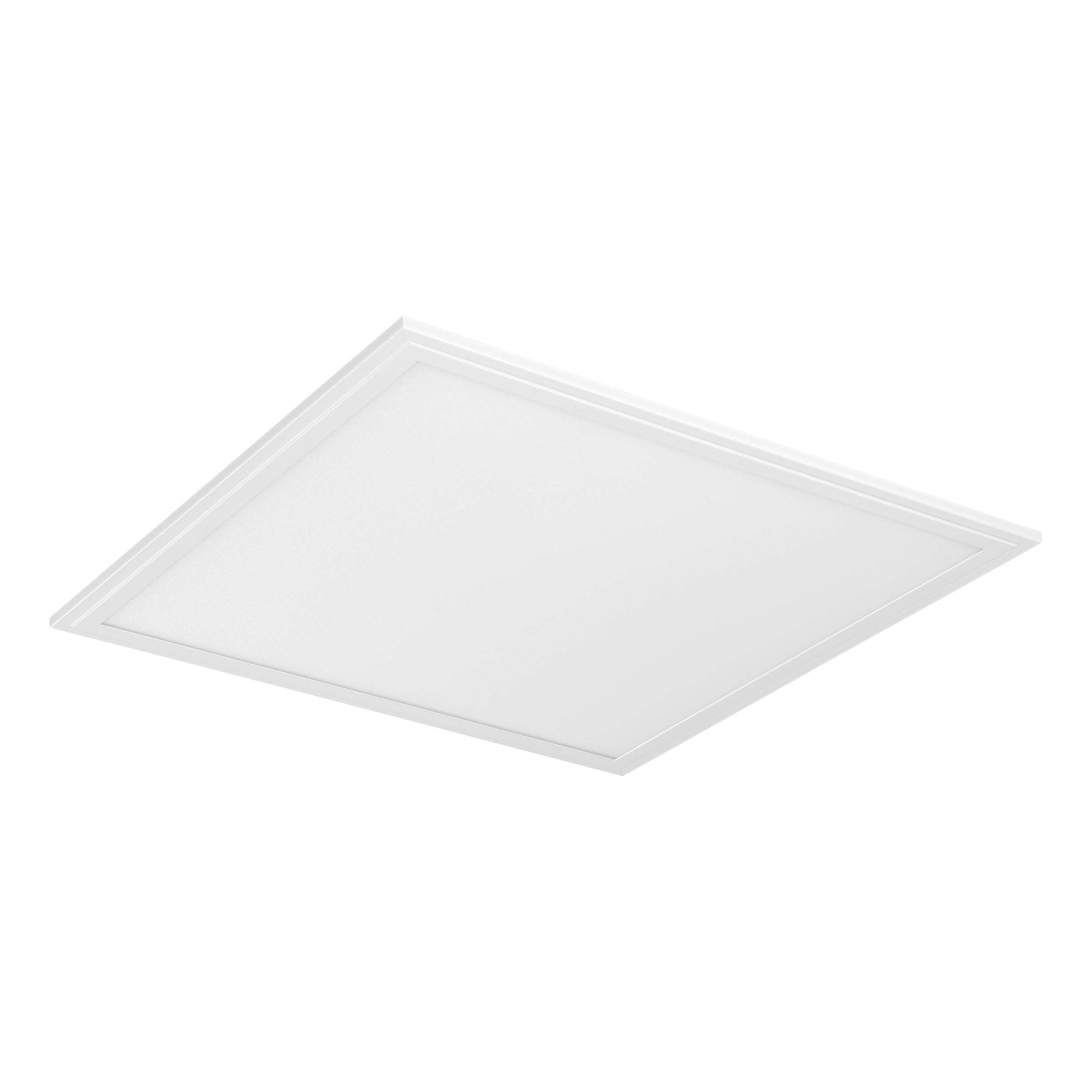 Eglo Unisex White Salobrena 1 Ultra-Slim Modern Square Led Ceiling Light Wbs Small