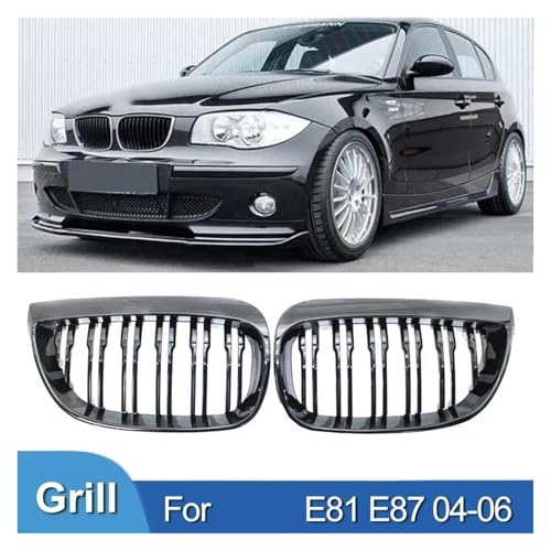 Calandre noire E81 E87 2004-2006 remplace grilles usées - 2
