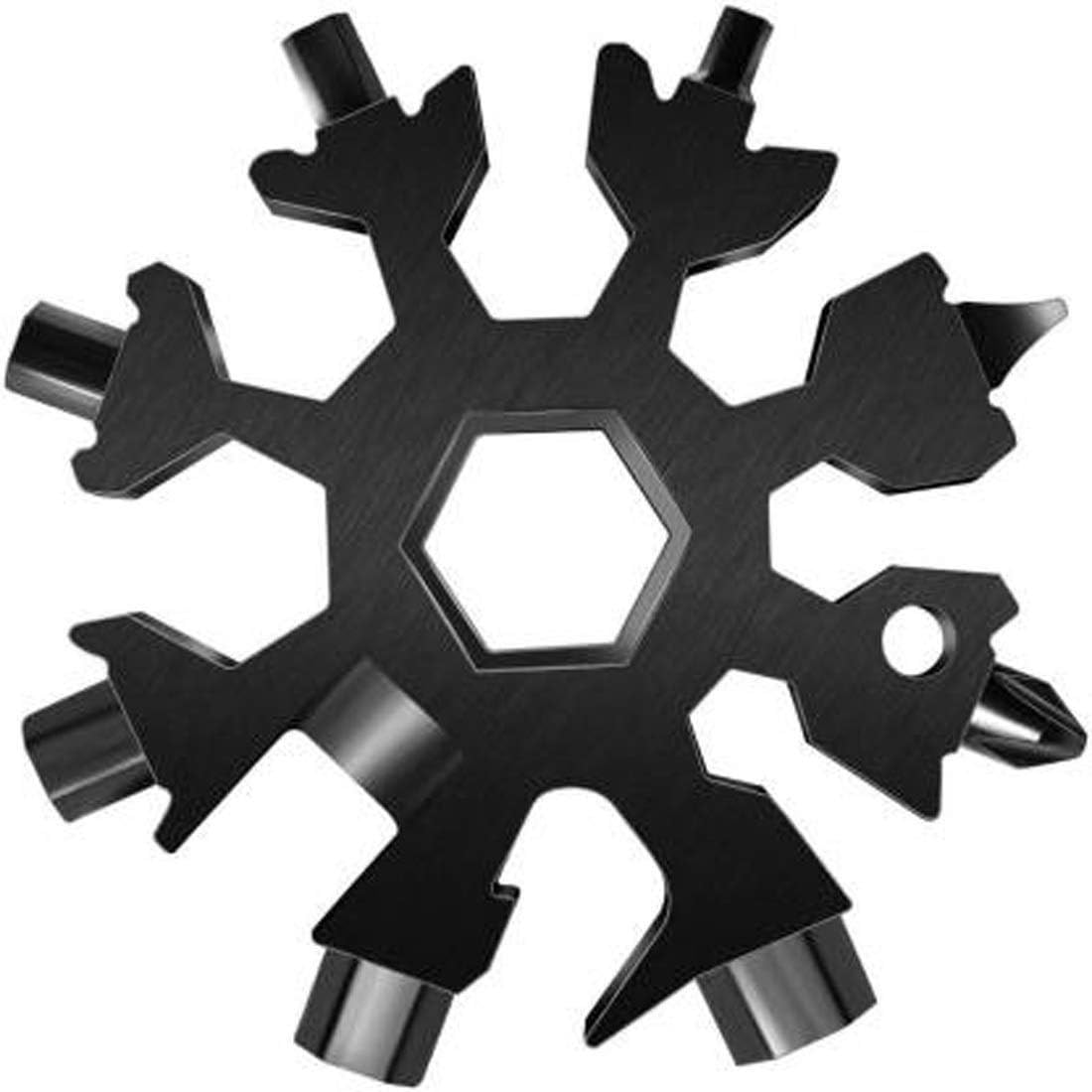 Gadget Hero's 18in1 Snowflake Multi Tool, Portable, Stainless Steel Heavy Duty Kit. Multitool, Hex Wrench, Screwdriver, Allen Wrench, Camping tool, Bottle Opener, Flat Screwdriver/Wrench.-image-3