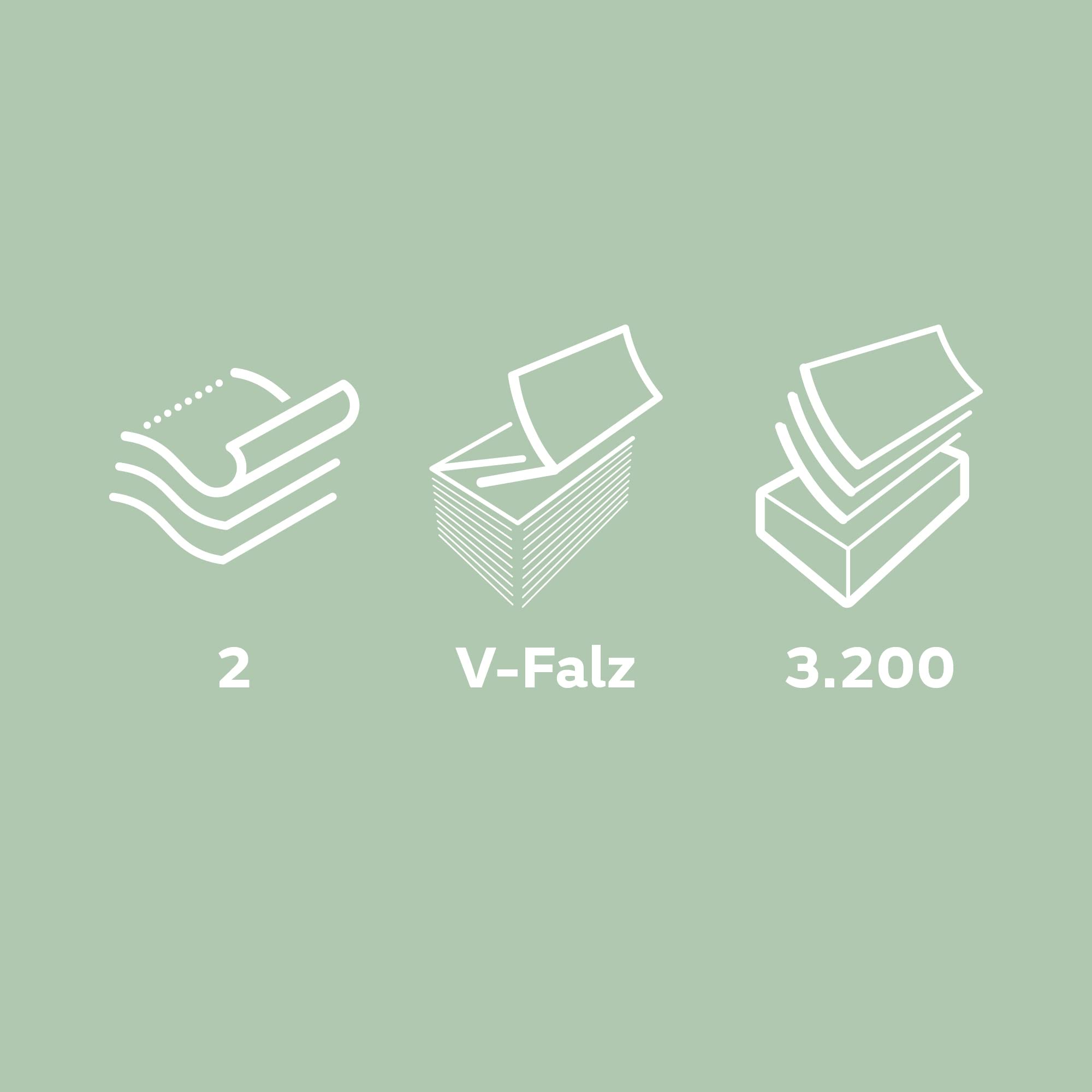 Satino Papierhandtücher 2lagig - 3.200 Blatt (20x160) Format Tissue - grün mit 25x23cm V-Falz - umweltschonend dank 100% Recyclingpapier