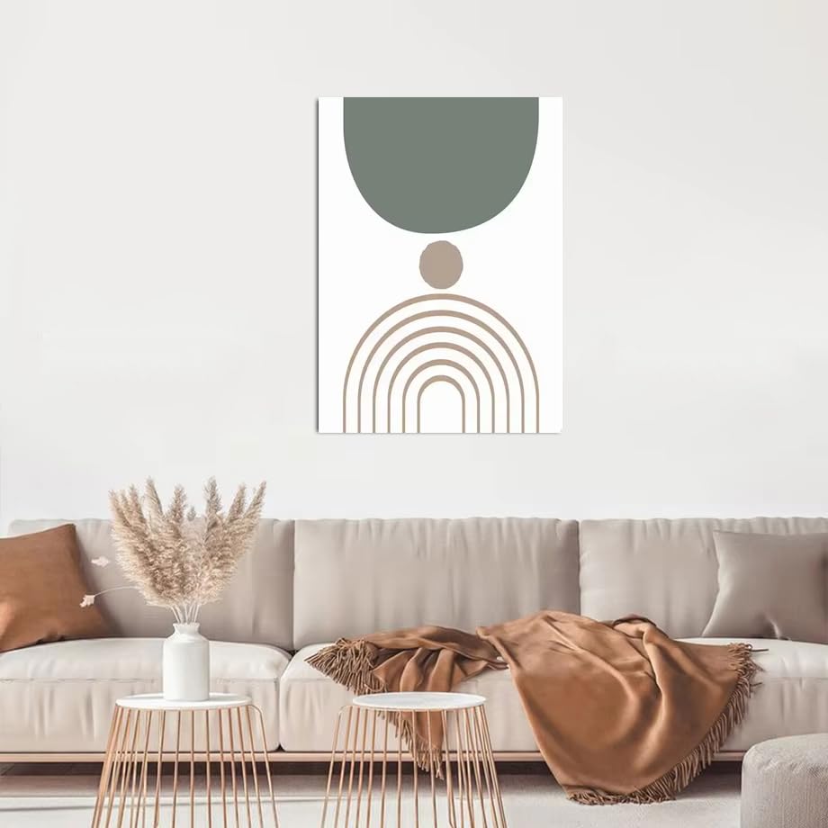 Décoration intérieure moderne verte pour revitaliser un mur vide