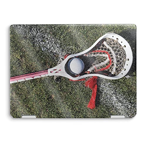 MightySkins Glossy Glitter Skin Compatible with HP Spectre x360 14" (2022) Full Wrap Kit - Lacrosse Ball | Protective, Durable High-Gloss Glitter Finish | Easy to Apply | Made in The USA