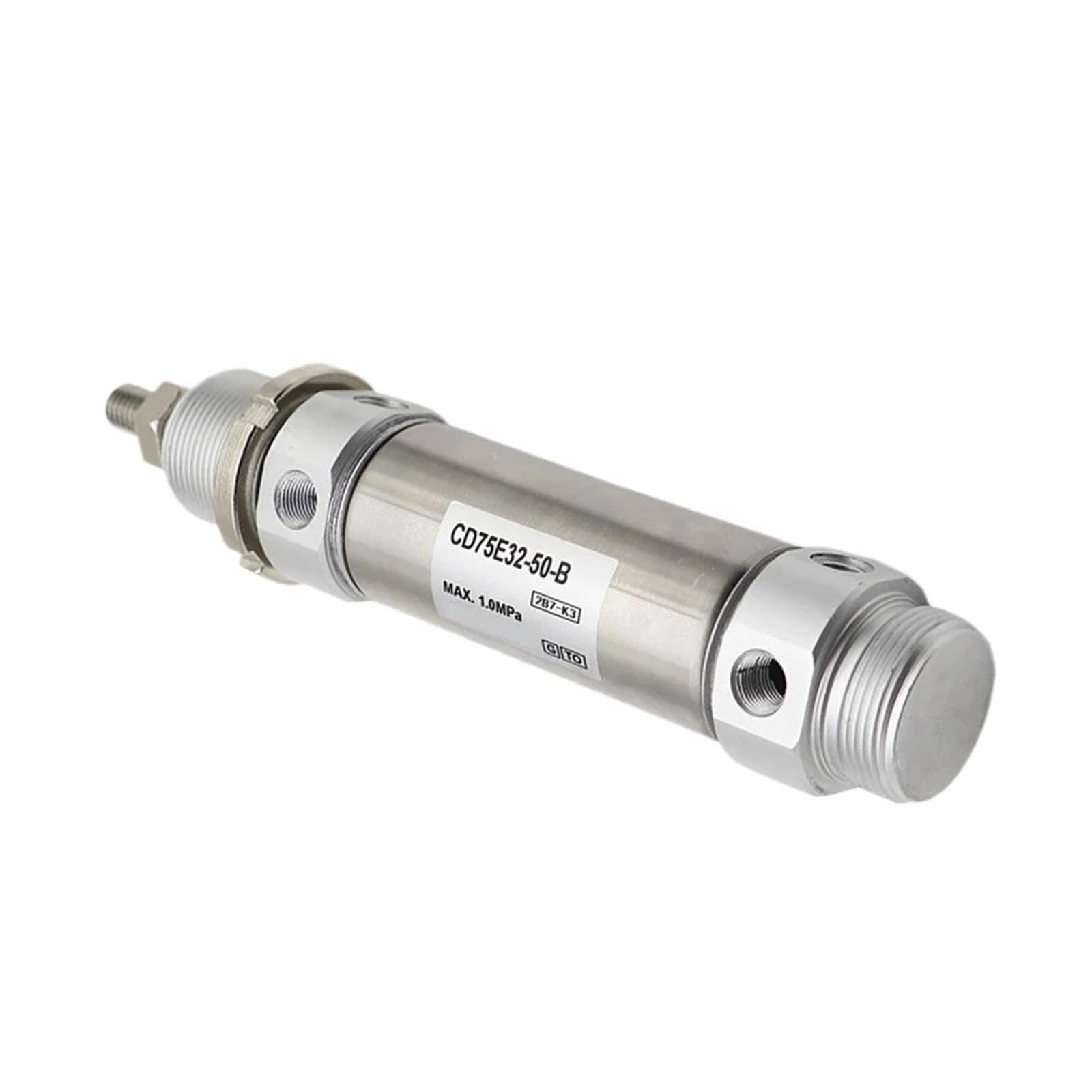 Vérin simple tige à double effet C75 compact pour système pneumatique industriel