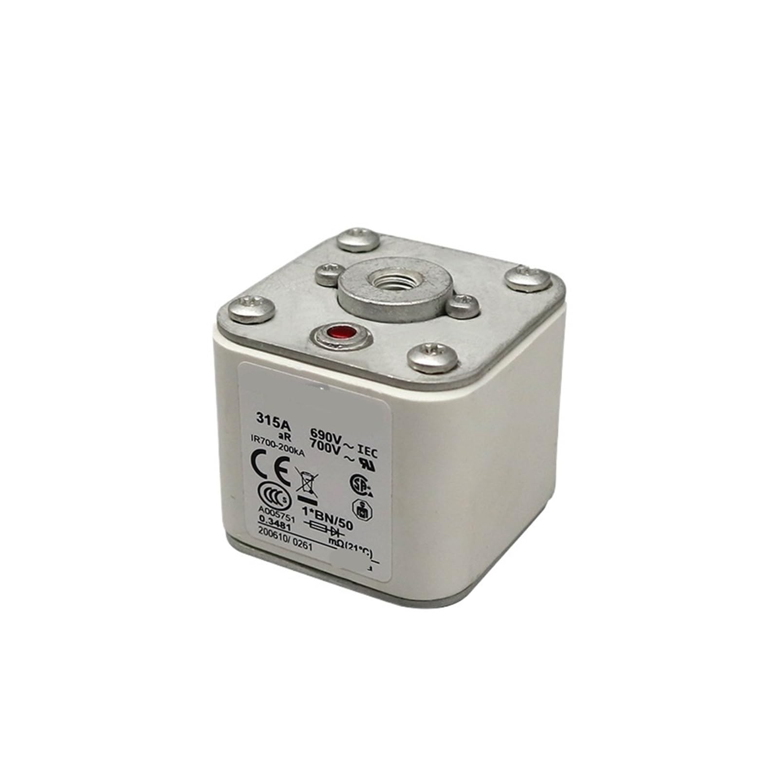 Fusible 170M4660 à coupure ultra rapide contre surcharges