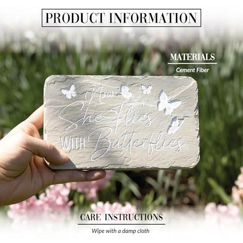 image for Pavilion Gift Company – Butterflies – 7” Indoor Outdoor Weatherp