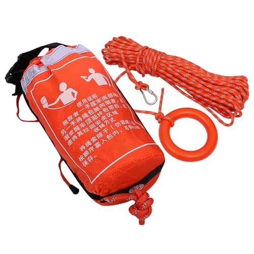Sac à lancer avec ligne réfléchissante pour sauvetage en mer