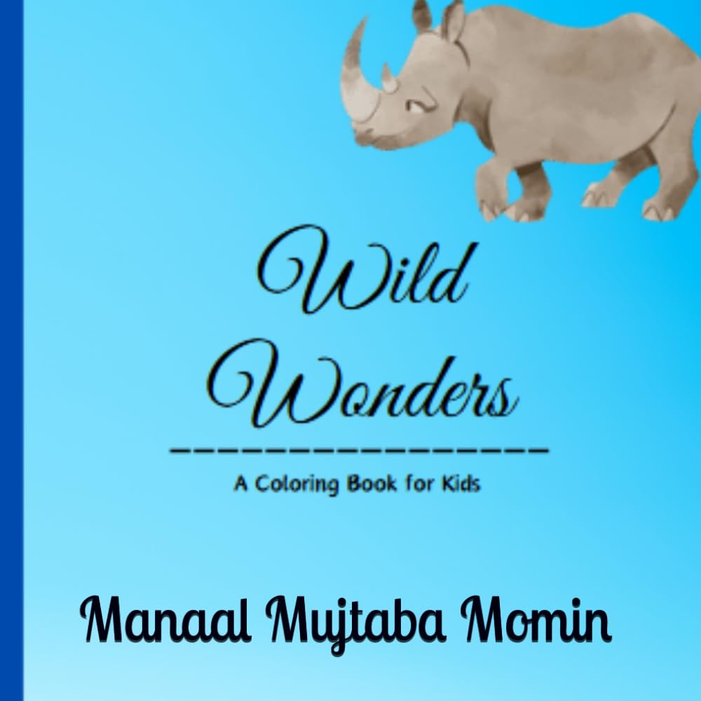Wild Wonders: A Colouring Book for Kids