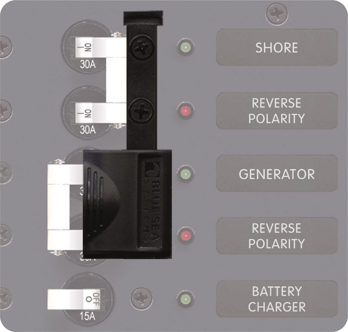 Blue Sea - 4125-BSS Lockout Slide 2pos 2pole (10EA)