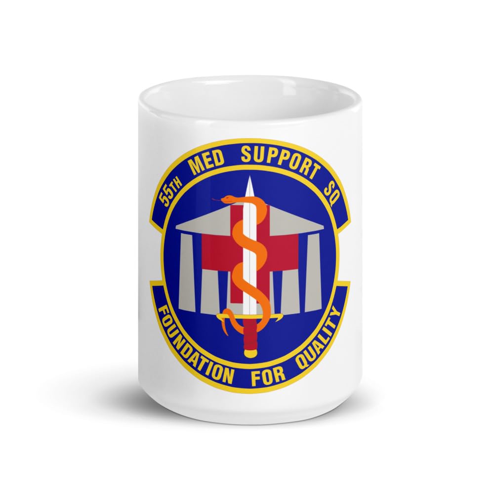 Amazon.com: 55th Medical Support Squadron (U.S. Air Force) White Coffee Mug  : Generic: Home & Kitchen