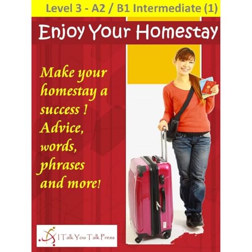 Enjoy Your Homestay Audiolibro Por I Talk You Talk Press arte de portada
