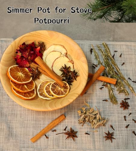 Simmering Potpourri, Simmer Pot Potpourri - Dried Orange Slices, Cinnamon, Cloves, Apple Slice, Rosemary, Apple Slice, Perfect Christmas House Warming Hostess Gift - Thumbnail 4