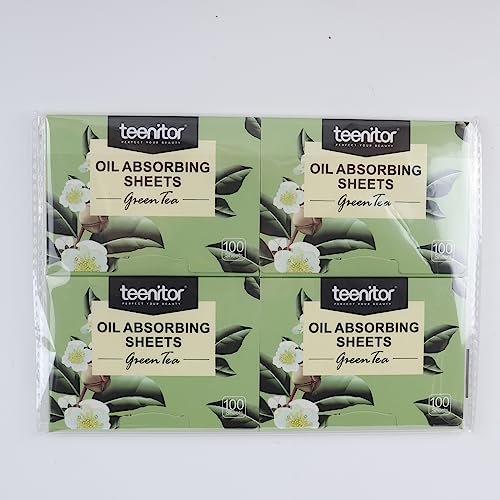 Teenitor 400 counts Oil Blotting Sheet, Oil Control Film, Blotting Paper for Oily Skin Care, Green Tea Oil Absorbing Tissues Paper, Large 10cmx7cm - Image 9 thumbnail
