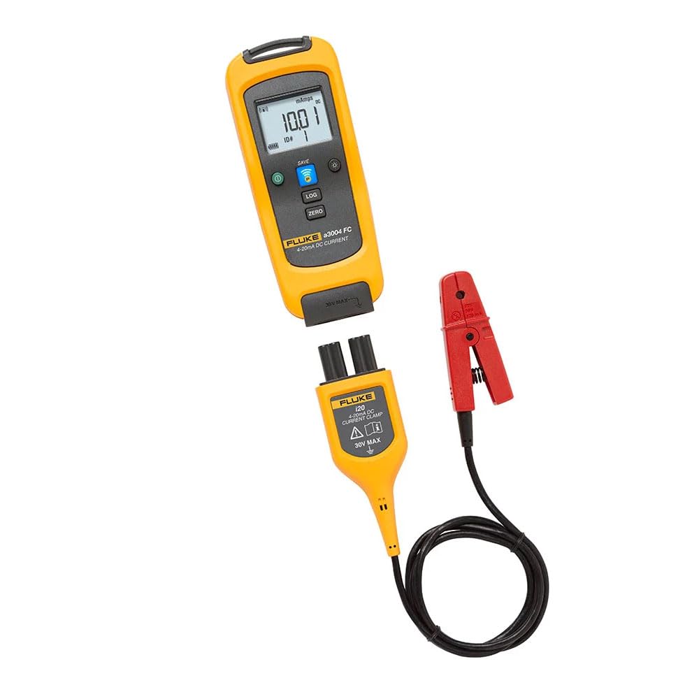 Fluke - FLUKE-A3004FC A3004FC Wireless 4-20 Milliamp DC Clamp Meter.