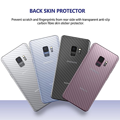 Galaxy Note 8 Screen Protector Privacy, 2-Way Anti Spy Full Adhesive Coverage (2-Pack) Nano Shield 3D Curve Edge Fit Soft Film (Not Tempered Glass) For Samsung Note 8 With 1-Pack Back Skin Protector #TOP5