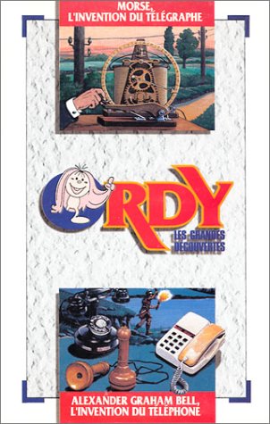 Ordy, les grandes découvertes numéro 4 : Morse, l'invention du télégraphe - Alexander Graham Bell, l'invention du téléphone (VHS) Ordy, les grandes découvertes numéro 4 : Morse, l'invention du télégraphe - Alexander Graham Bell, l'invention du téléphone (VHS)
