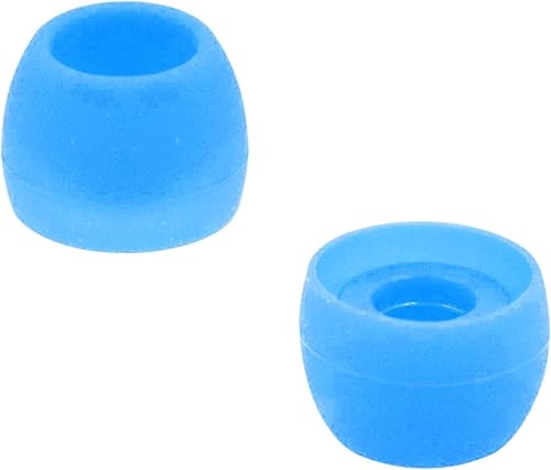 Miniatura 8 de ALXCD Puntas de oreja para auriculares intraurales, tamaños SML, 12 pares de auriculares de silicona suave, con orificio para conector de 0.150 in,