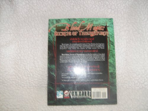 Blood Magic: Secrets of Thaumaturgy (Vampire: The Masquerade)