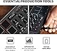 AKAI Professional MPK Mini MK3 Schwartz und M-Audio HDH40 – 25-Tasten USB MIDI Keyboard Controller, 8 hintergrundbeleuchtete Drum Pads und Over-Ear Studiokopfhörer