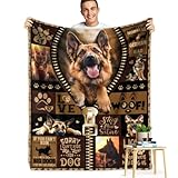 Manta de pastor alemán para niños, 60 x 40 pulgadas