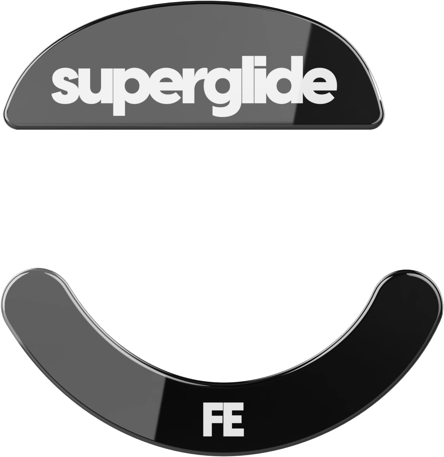 Superglide - Fastest and Smoothest Mouse Feet/Skates Made with Ultra Strong Flawless Glass Super Fast Smooth and Durable Sole for Xlite Wireless Mouse Mice [Black]