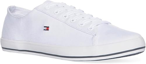 Tommy Hilfiger Damen Canvas Sneaker Weiß : Amazon.de: Schuhe \u0026 Handtaschen