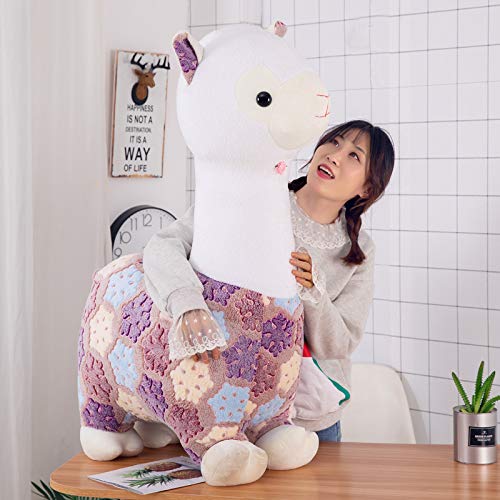 AEPRO - 40/50cm Rainbows Alpaca Plush Тоу Stuffed Animal Kawaii Soft Plush Alpacasso Sheep Llama Stuffed Animal Тоу Gift for Kid (50cm)
