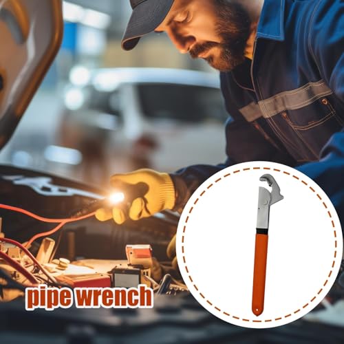 Clé serre-tubes avec grip confort et ajustement de mâchoire haute précision